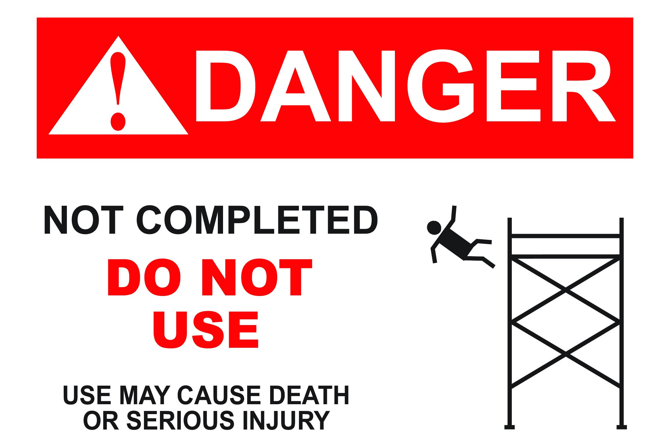 Danger sign – GS-3 English