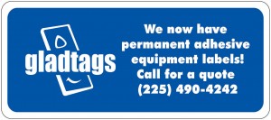 Permanent Adhesive Equipment Labels - Rugged & Permanent