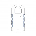 H-102-0-back of gladtags wide customizable scaffolding safety tagged holders